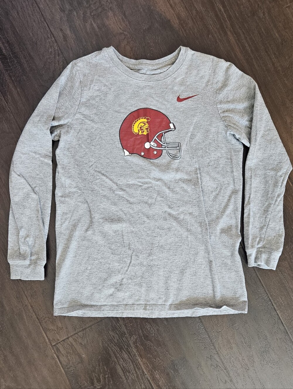 Nike USC Trojans Football Big Kids' Long-Sleeve T-Shirt